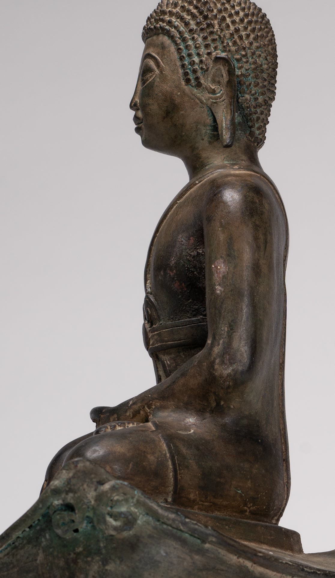 Buddha Statue - Antique Laos Style Enlightenment Buddha Statue - 55cm/22"