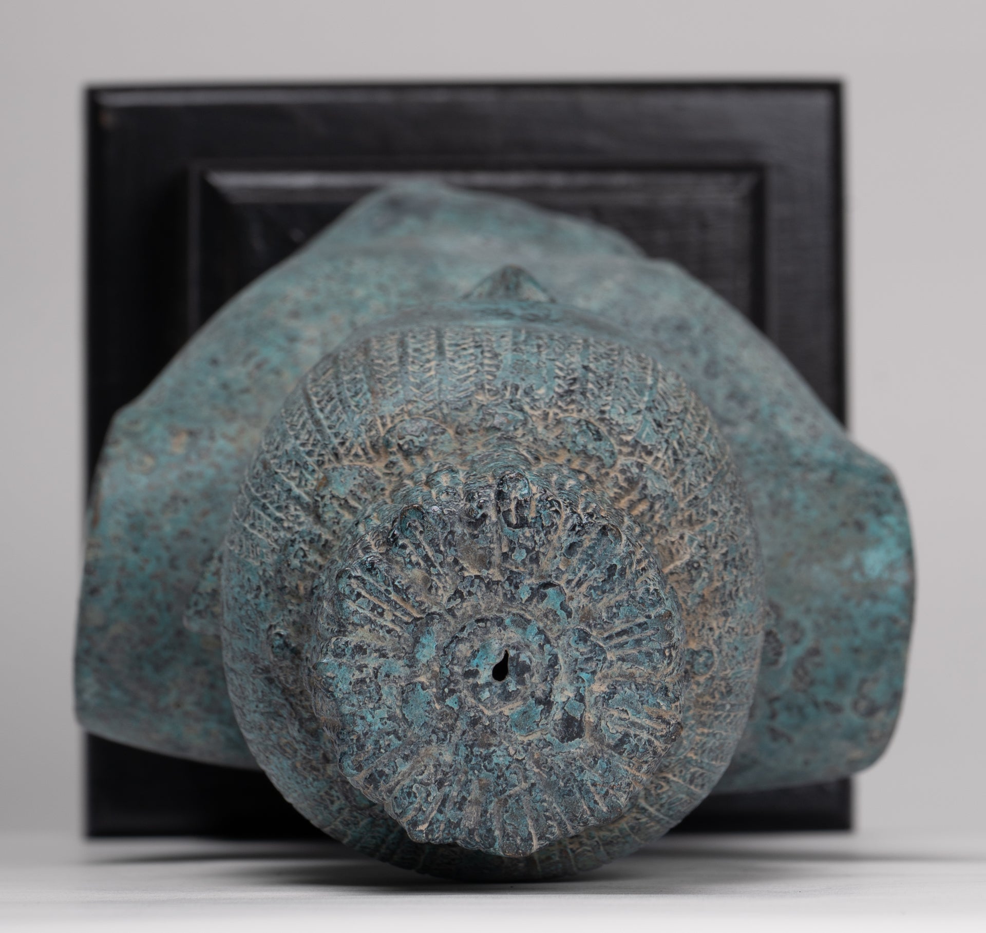 Buddha Statue - Antique Khmer Style Bronze Prakhon Chai Style Maitreya Buddha Torso Statue - 42cm/17"