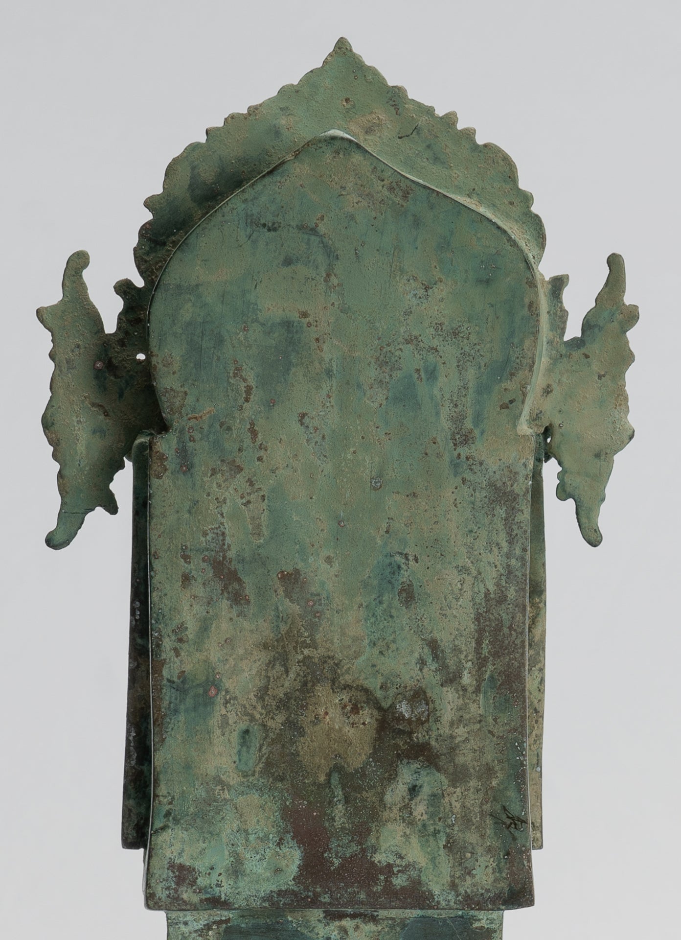 Buddha Statue - Antique Indonesian Style Bronze Seated Javanese Teaching Buddha Statue -26cm/10"