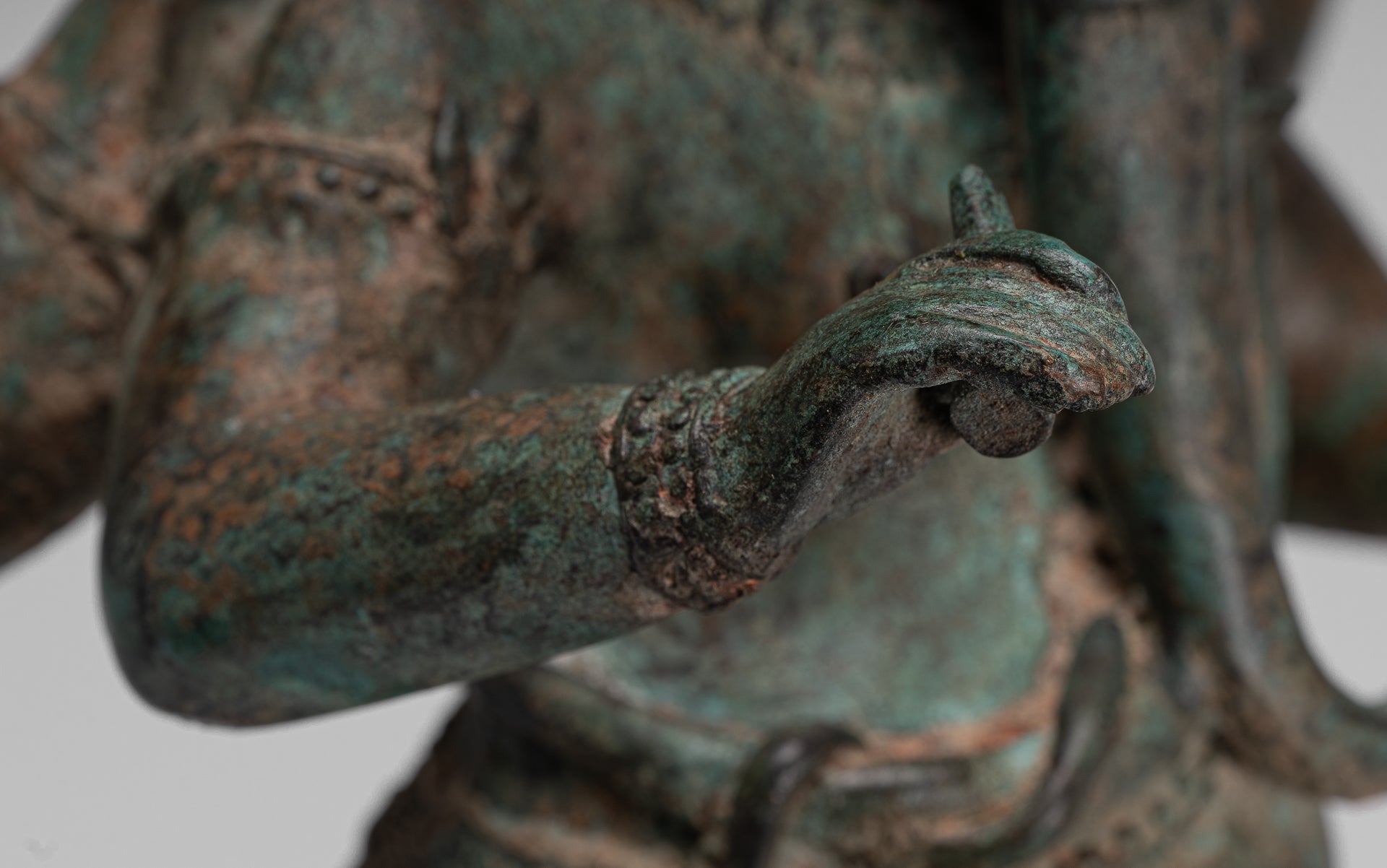 Ganesha Statue - Antique Chola Style Indian Bronze Standing Ganesh Statue - 49cm/20"