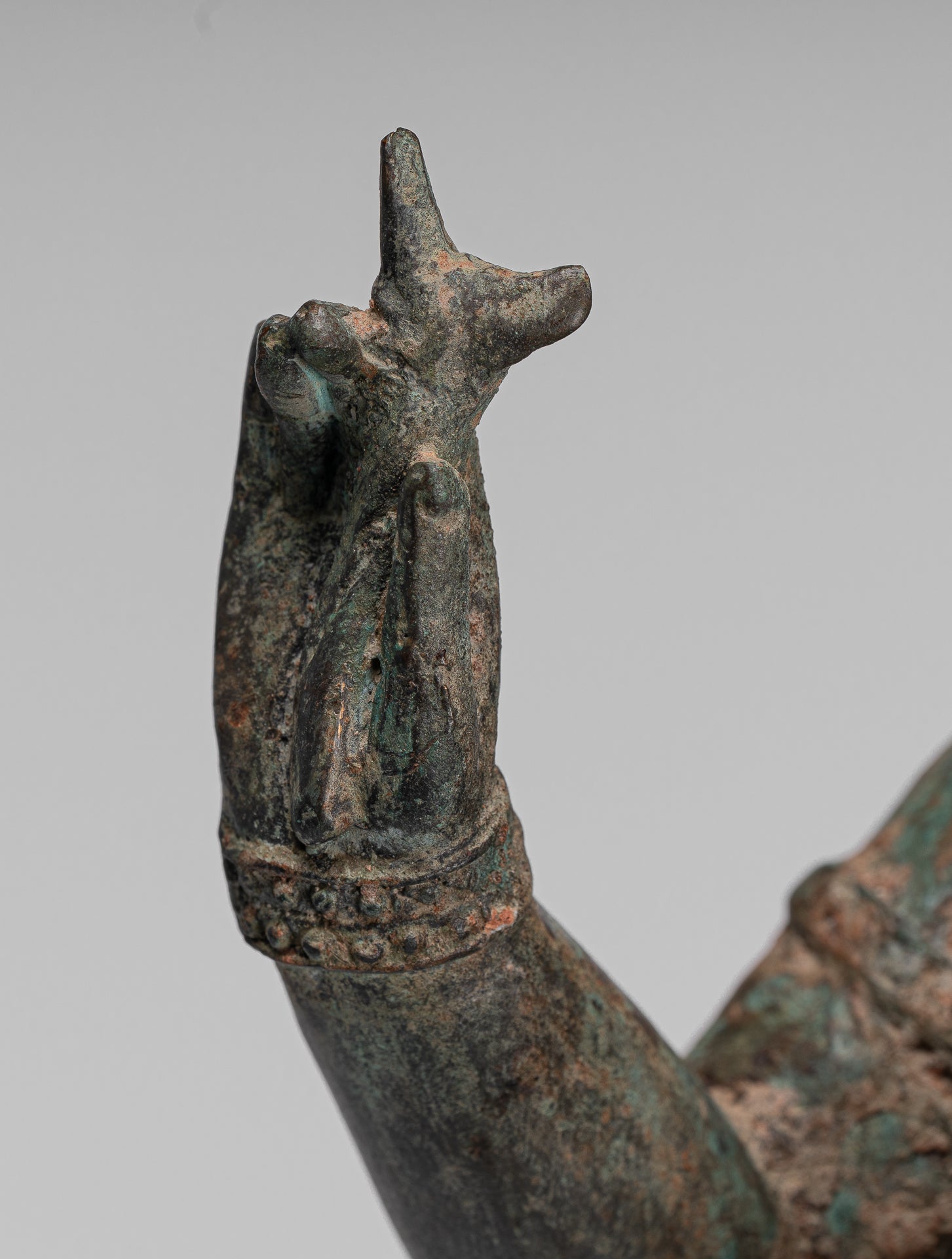 Ganesha Statue - Antique Chola Style Indian Bronze Standing Ganesh Statue - 49cm/20"