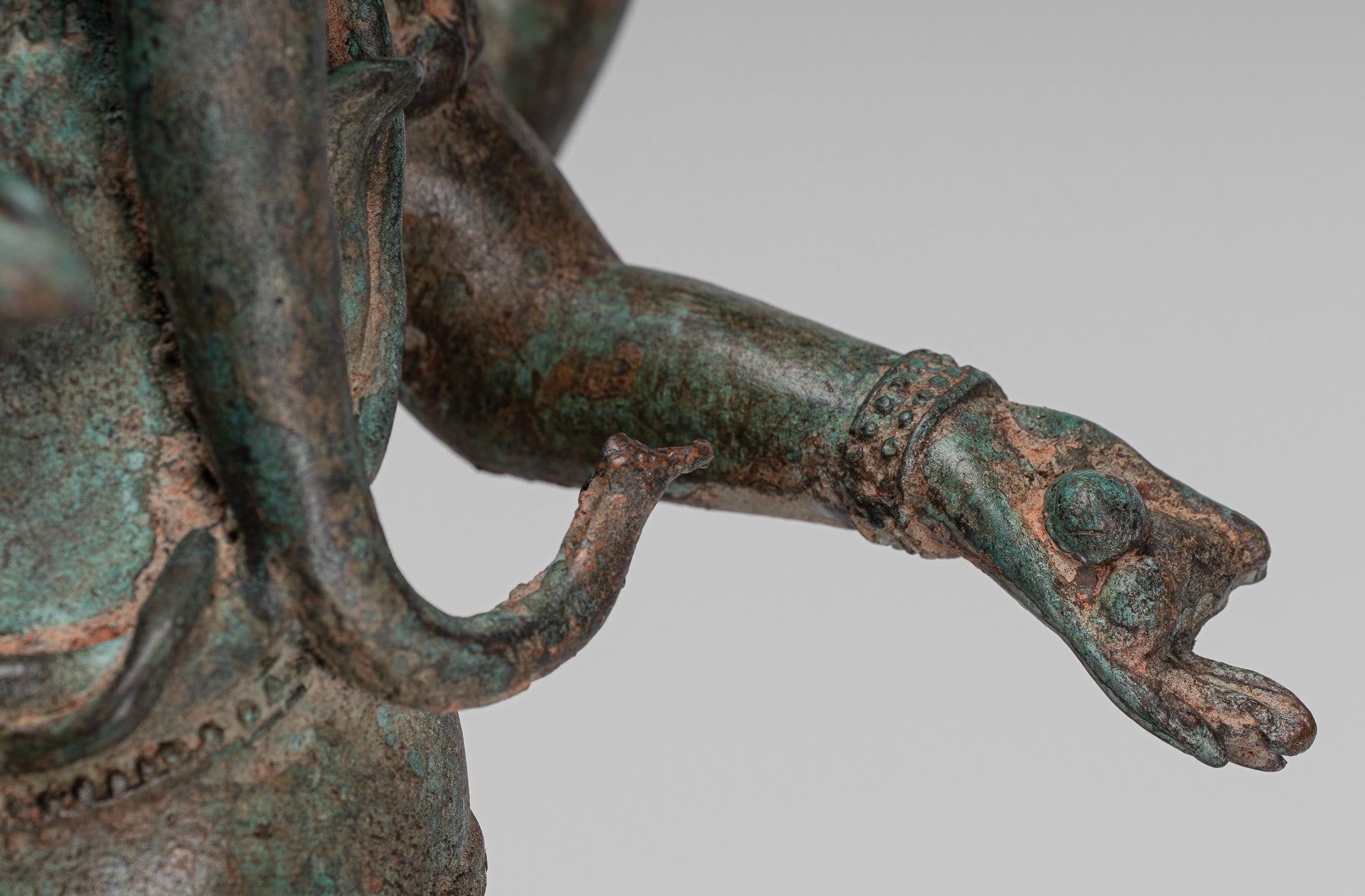 Ganesha Statue - Antique Chola Style Indian Bronze Standing Ganesh Statue - 49cm/20"