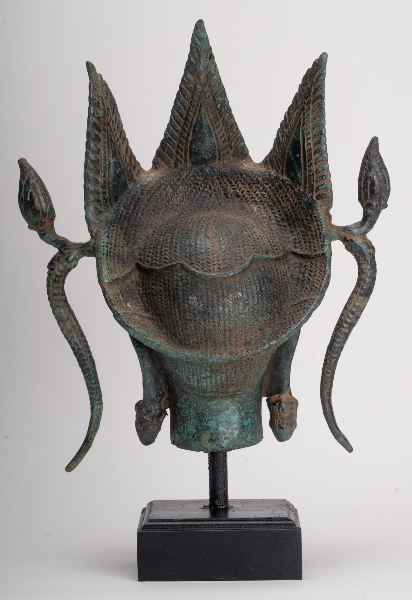 Antique Khmer Style Bronze Angkor Wat Apsara or Angel Statue - 35cm/14"