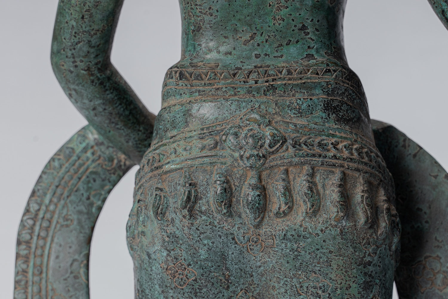 Statua Apsara - Antique Khmer in stile Khmer Bronzo Angkor Wat Apsara o Angel Statue - 62cm/25 "