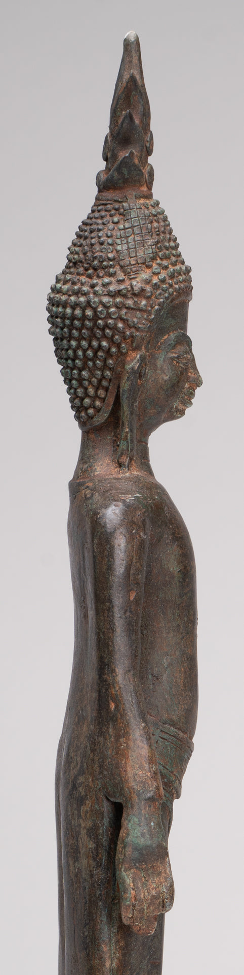 Buddha Statue - Antique Laos Style Standing Buddha Statue in Varada or Charity Mudra - 50cm/20"