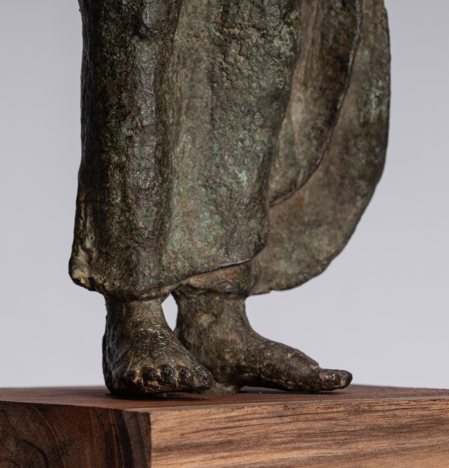 Buddha Statue-Antike indonesische Stil Javanesisch Stehen Schutz Buddha Statue-43cm/17 "