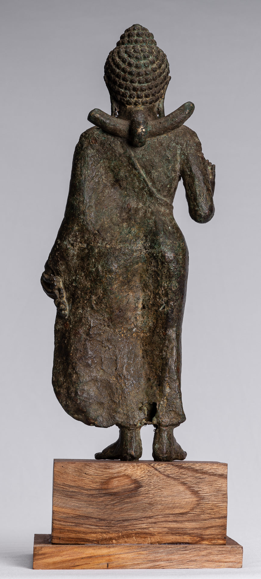 Buddha Statue-Antike indonesische Stil Javanesisch Stehen Schutz Buddha Statue-43cm/17 "