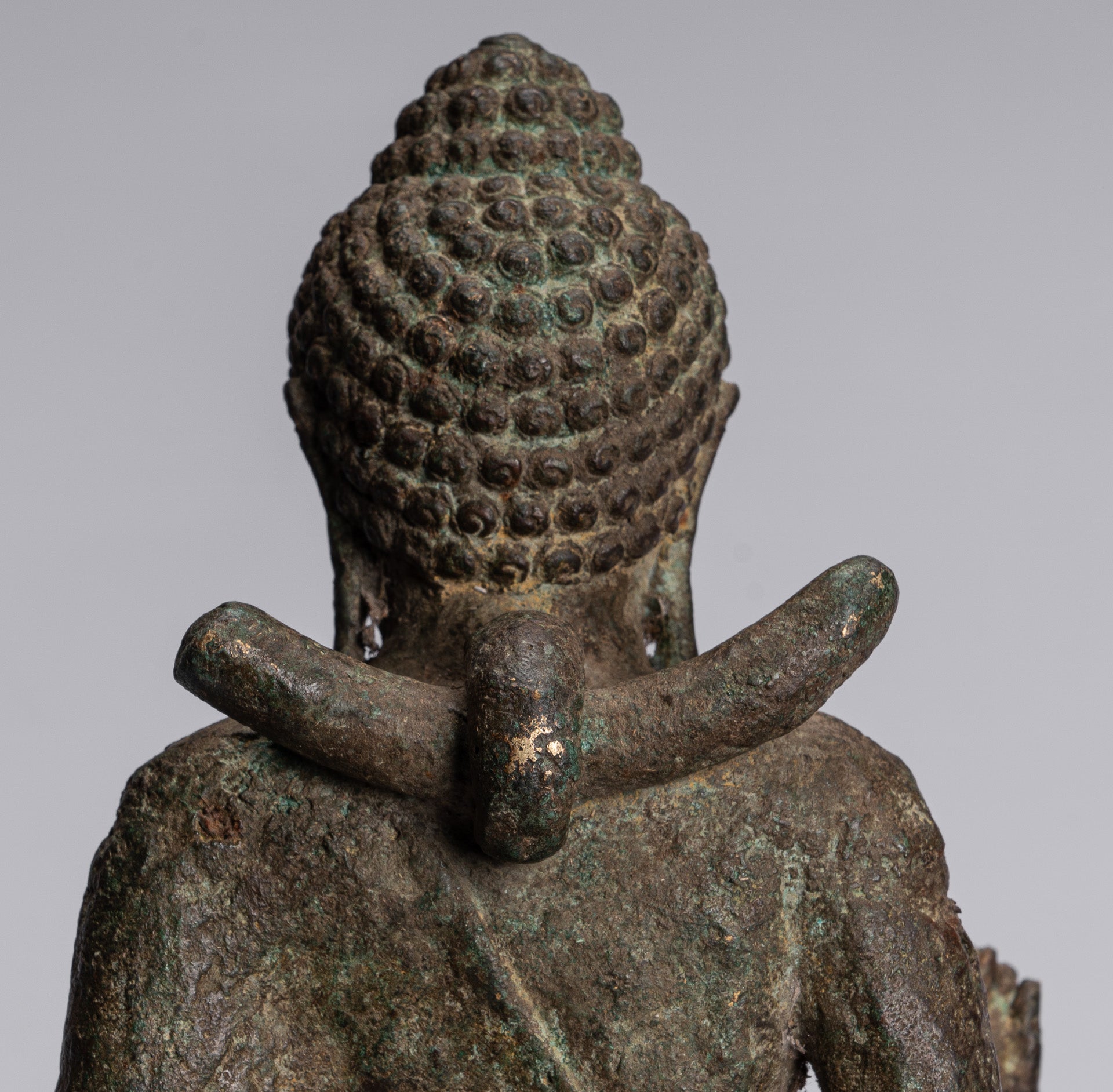 Buddha Statue-Antike indonesische Stil Javanesisch Stehen Schutz Buddha Statue-43cm/17 "