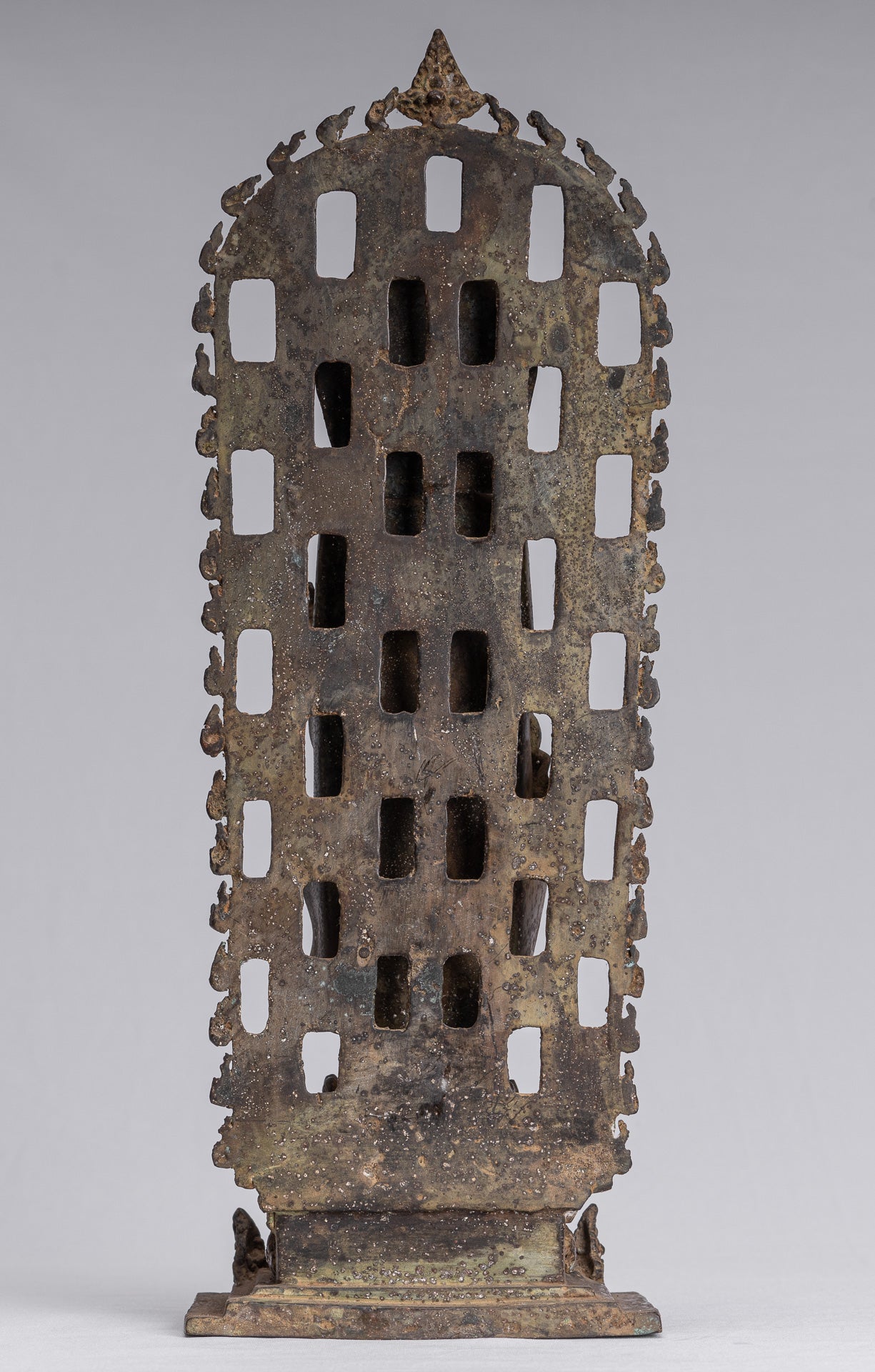 Estatua de Buda - Estatua de Buda de Buda de Java de estilo indonesio antiguo de estilo indonesio - 39 cm/16 "