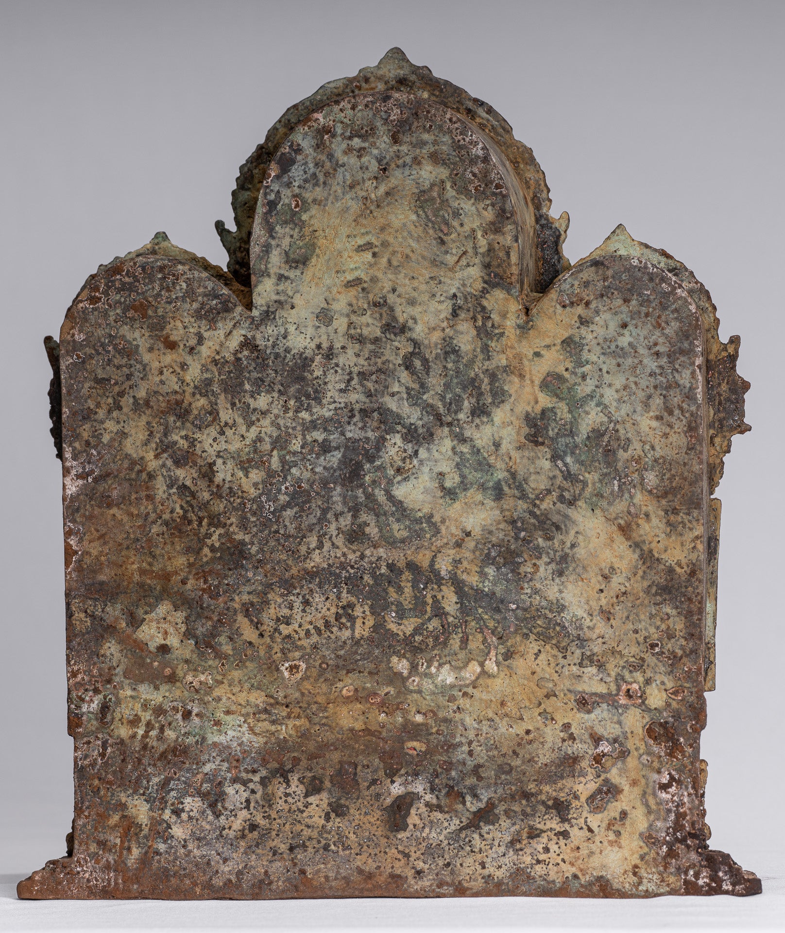 Buddha Statue - Antique Indonesian Style Bronze Javanese Teaching Buddha Statue - 32cm/13"