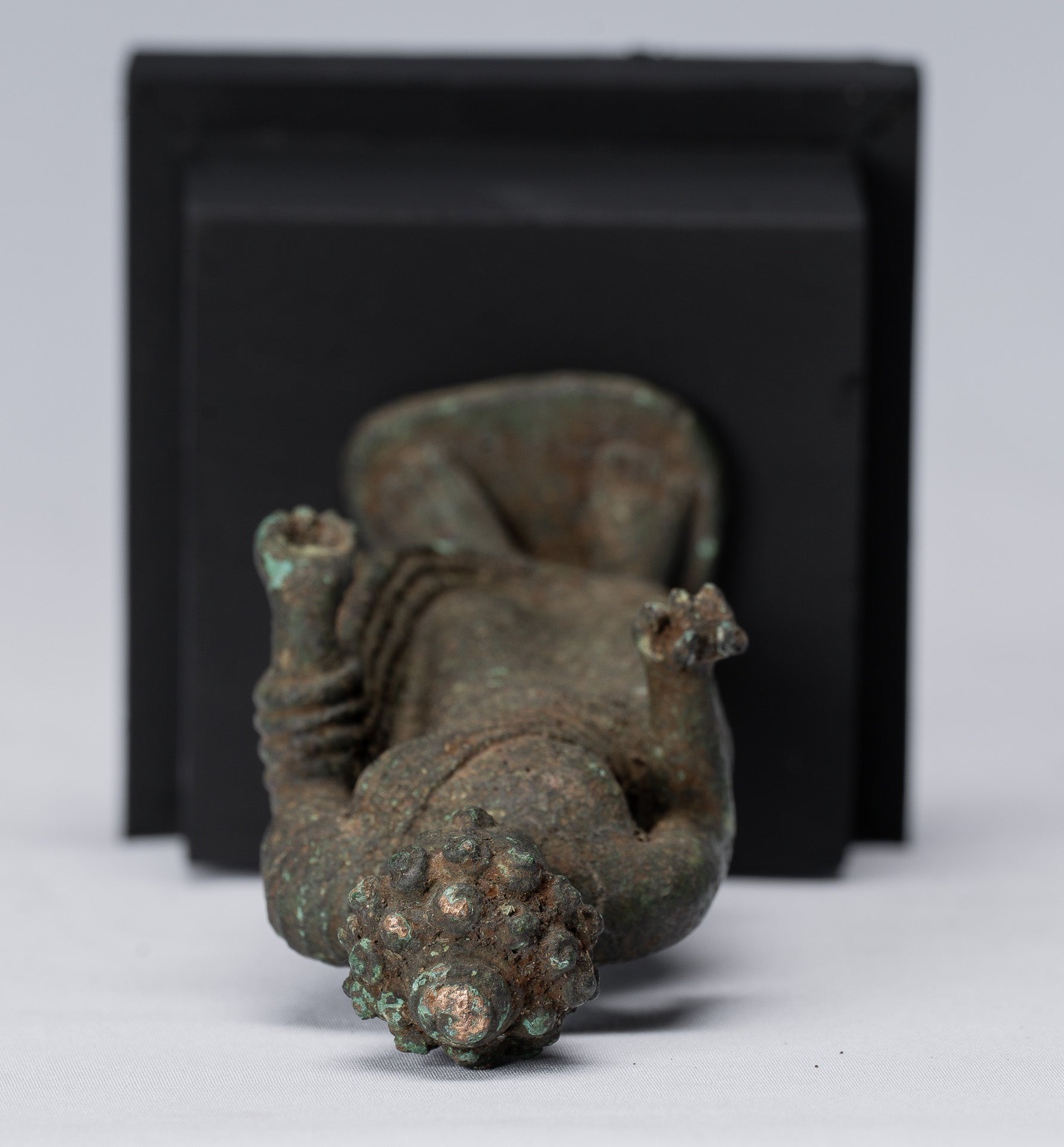 Bouddha Statue-Antique Style indonésien Standing Bronze Javanais Enseignement Bouddha-25cm/10 "