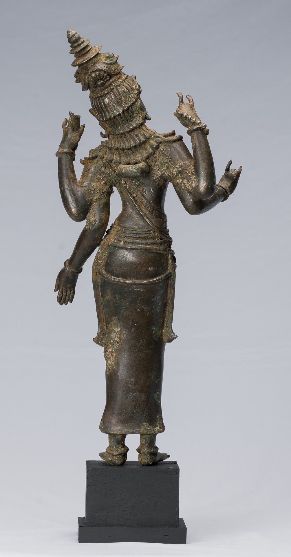 Statue de Tara - statue en bronze majapatit de style javanais ancien Devi Tara statue - 56 CM / 22 pouces