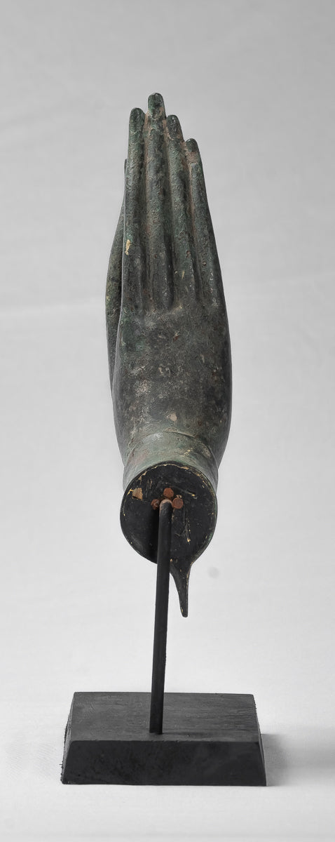 Mano de protección tailandesa de estilo tailandés antiguo montado en el sudeste asiático - 32 cm/13 "