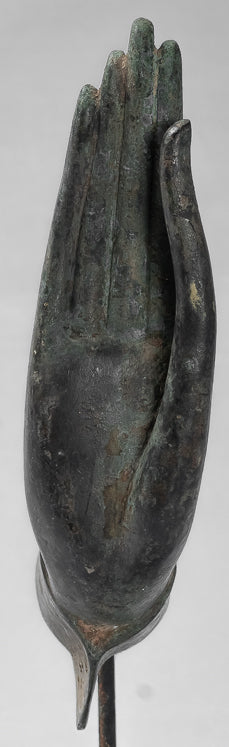 Mano de protección tailandesa de estilo tailandés antiguo montado en el sudeste asiático - 32 cm/13 "