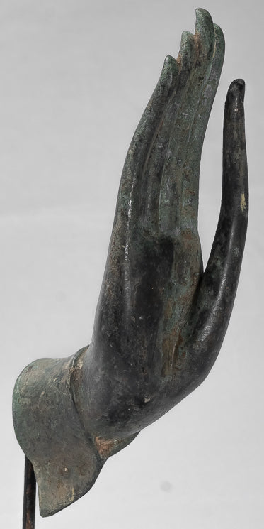 Mano de protección tailandesa de estilo tailandés antiguo montado en el sudeste asiático - 32 cm/13 "