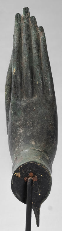 Mano de protección tailandesa de estilo tailandés antiguo montado en el sudeste asiático - 32 cm/13 "