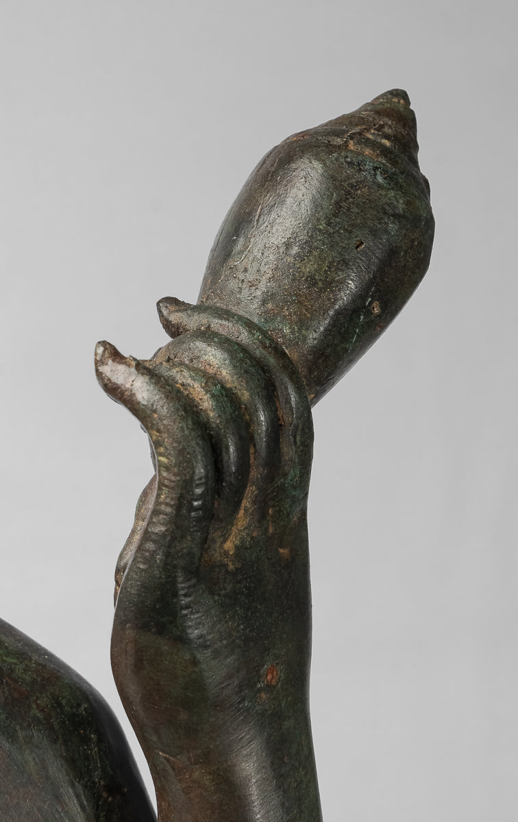 Statue Vishnu - Antique Thai Style Standing Vishnu Statua - 94cm/38 "