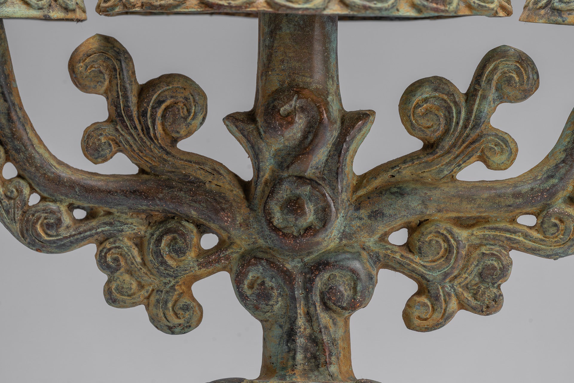 Statue di Buddha - Antique in stile indonesiano Bronzo Meditazione giavanese Statua di Buddha - 49 cm/20 "