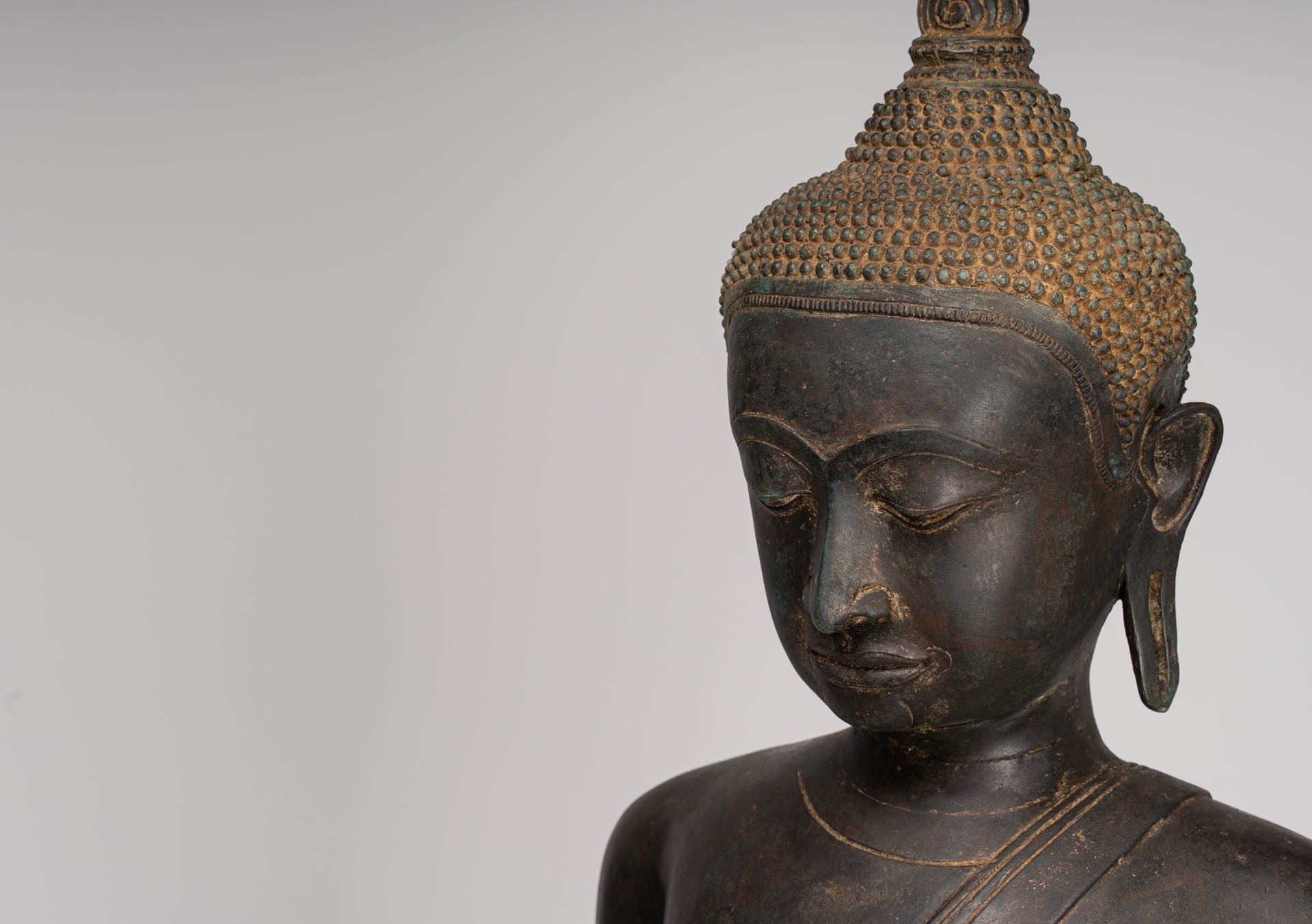 Estatua de Buda de Buda de Bronce de Estilo Thai Tailandés de Tailandia - Estatua de Buda - 150cm/60 "