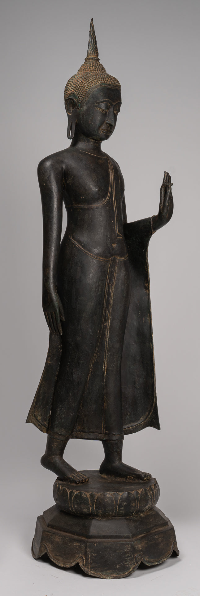 Estatua de Buda de Buda de Bronce de Estilo Thai Tailandés de Tailandia - Estatua de Buda - 150cm/60 "