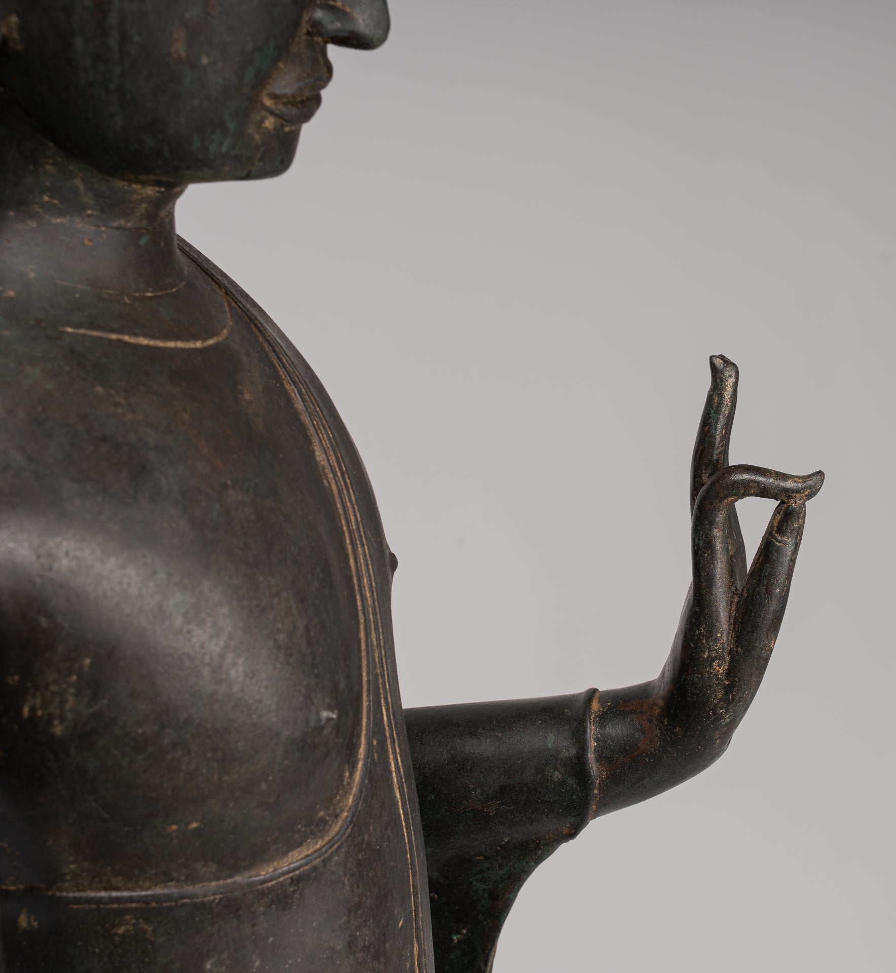 Estatua de Buda de Buda de Bronce de Estilo Thai Tailandés de Tailandia - Estatua de Buda - 150cm/60 "