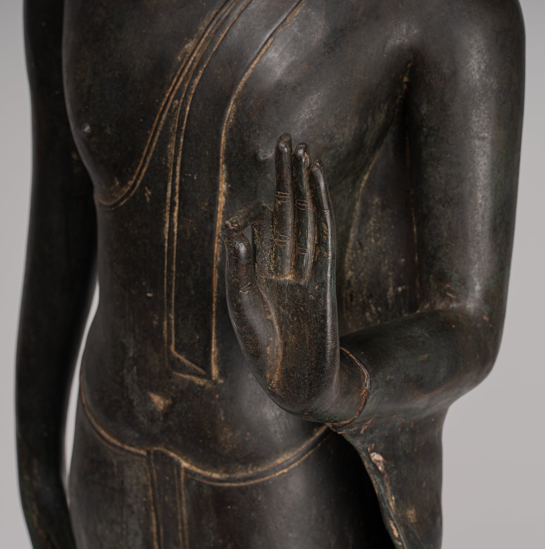 Estatua de Buda de Buda de Bronce de Estilo Thai Tailandés de Tailandia - Estatua de Buda - 150cm/60 "