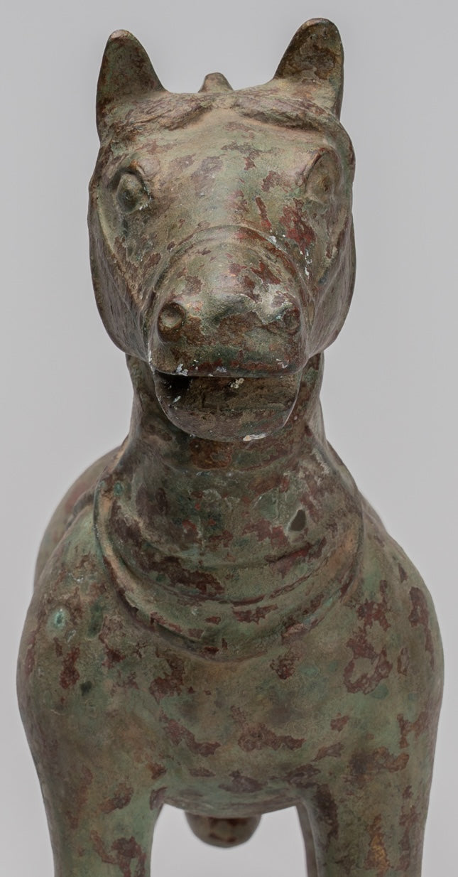 Statua del cavallo - Antique in stile cinese in piedi Cavallo - 39 cm/16 "di altezza