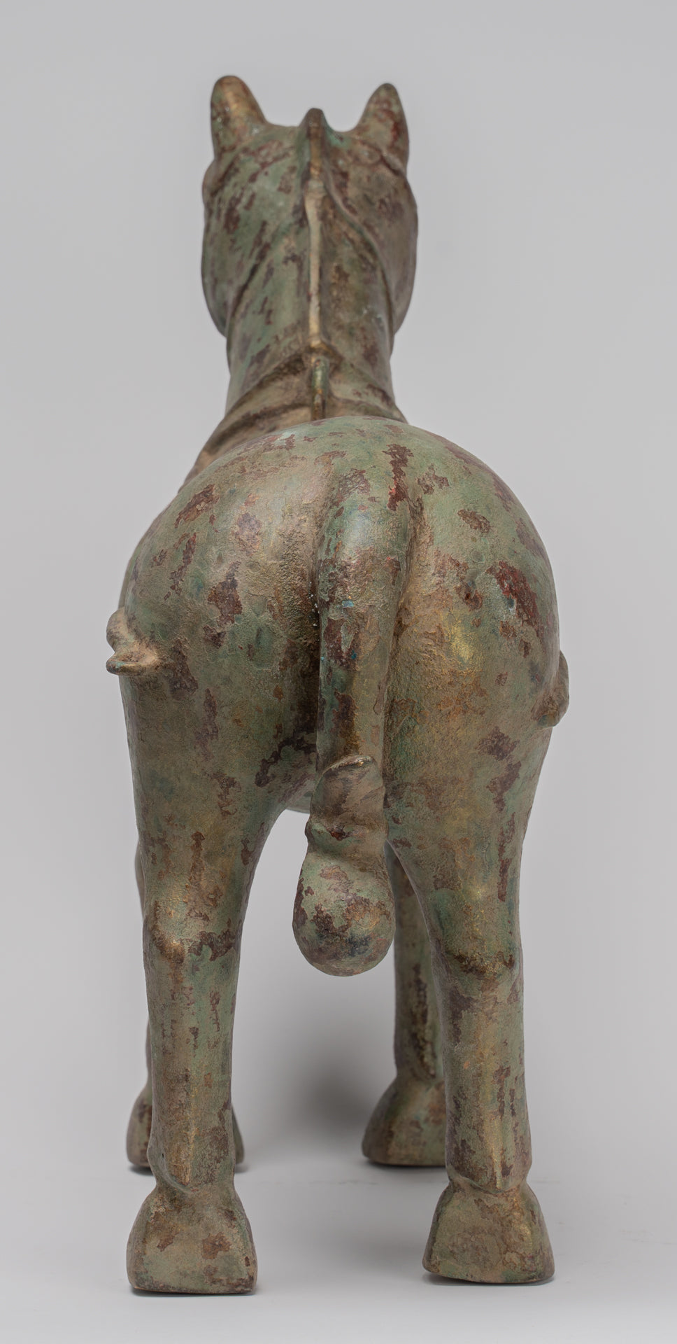 Statua del cavallo - Antique in stile cinese in piedi Cavallo - 39 cm/16 "di altezza