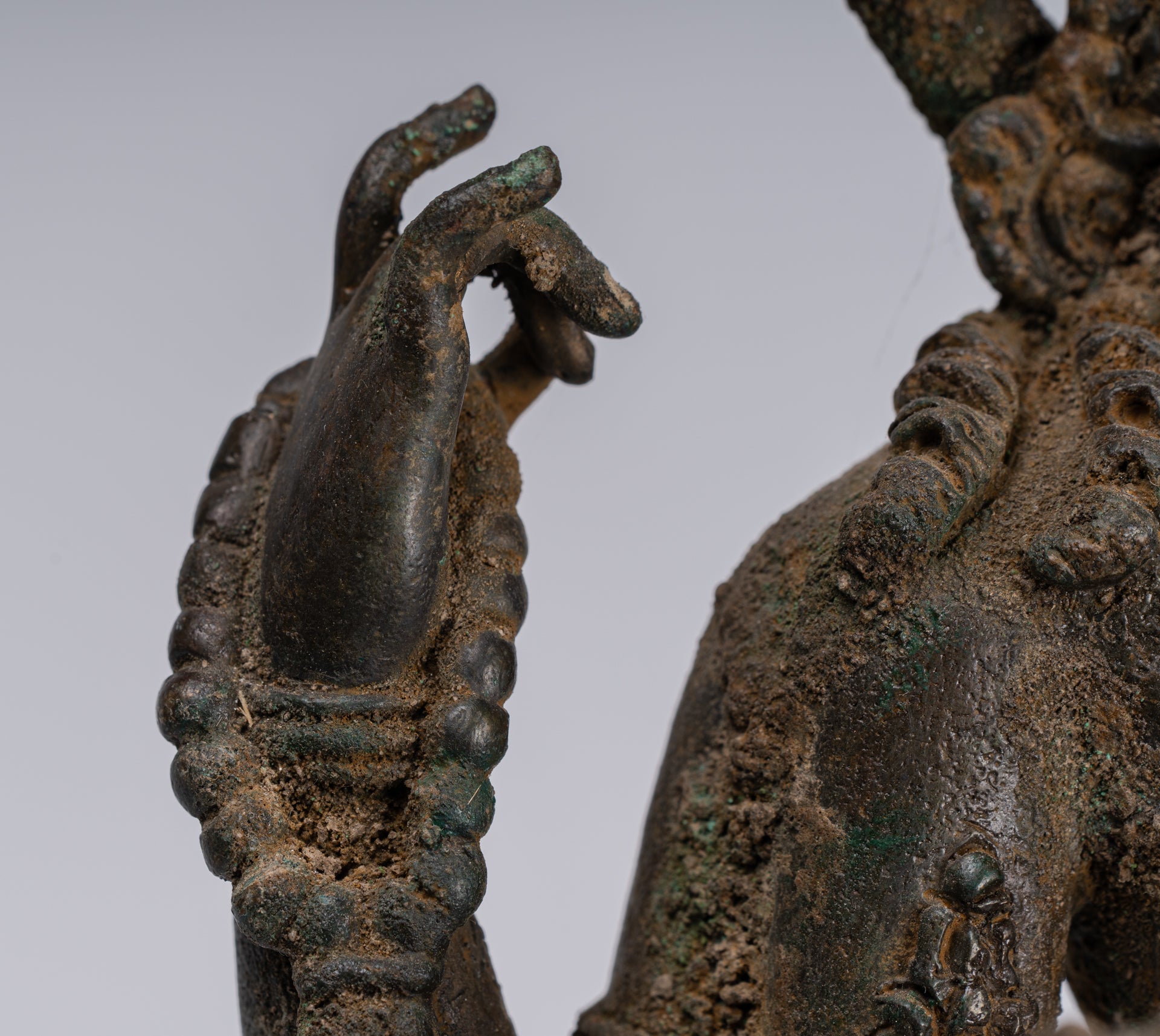 Statua Bodhisattva - Antique stile indonesiano Javanese Avalokitesvara Bodhisattva Statua - 51cm/20 "