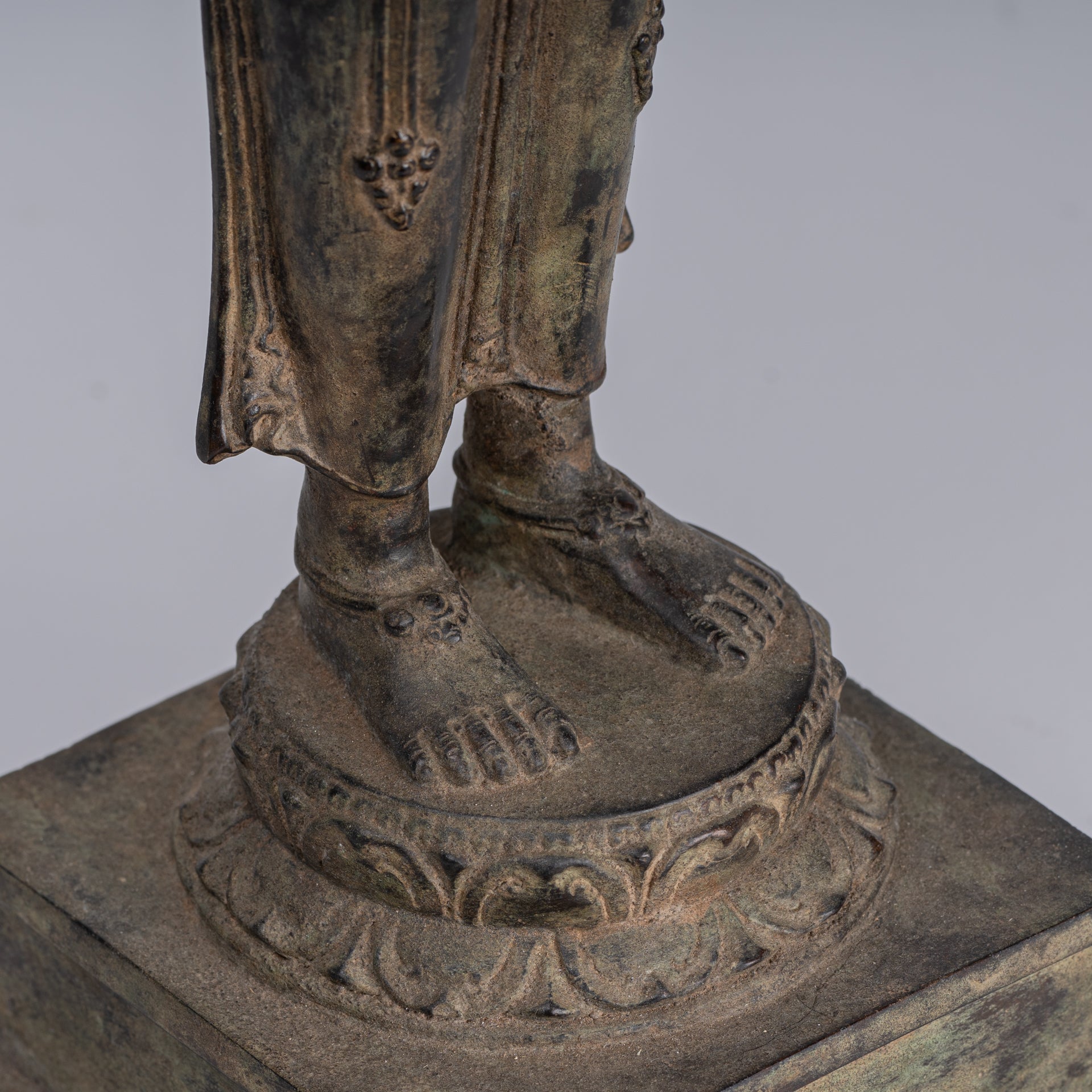 Estatua de Brahma - Estatua de bronce de bronce de bronce de estilo indonesio antiguo - 50 cm/20 "