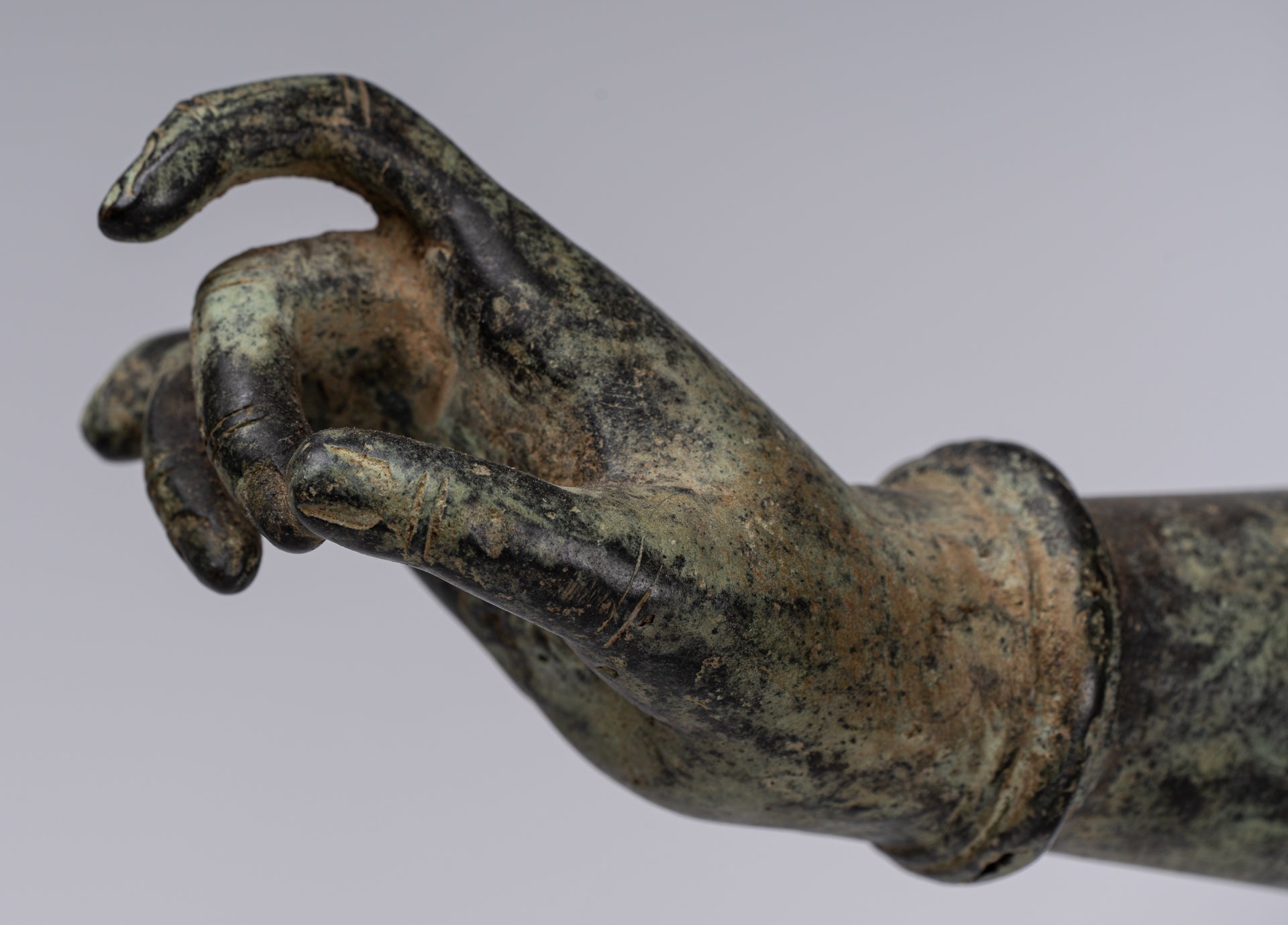 Estatua Shiva - Estatua de 4 brazos de estilo de bronce indonesio antiguo de estilo indonesio - 82 cm/33 "