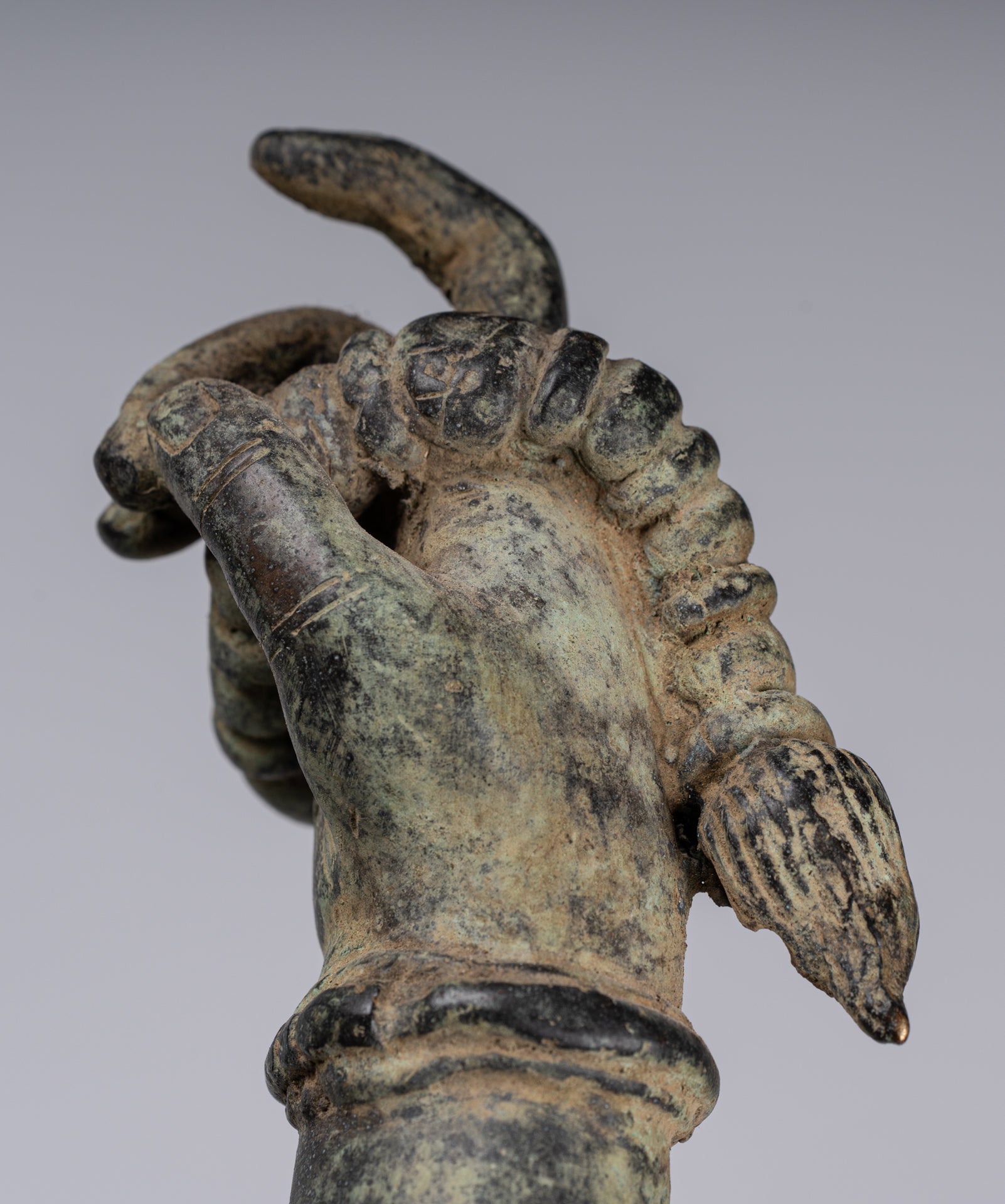 Estatua Shiva - Estatua de 4 brazos de estilo de bronce indonesio antiguo de estilo indonesio - 82 cm/33 "