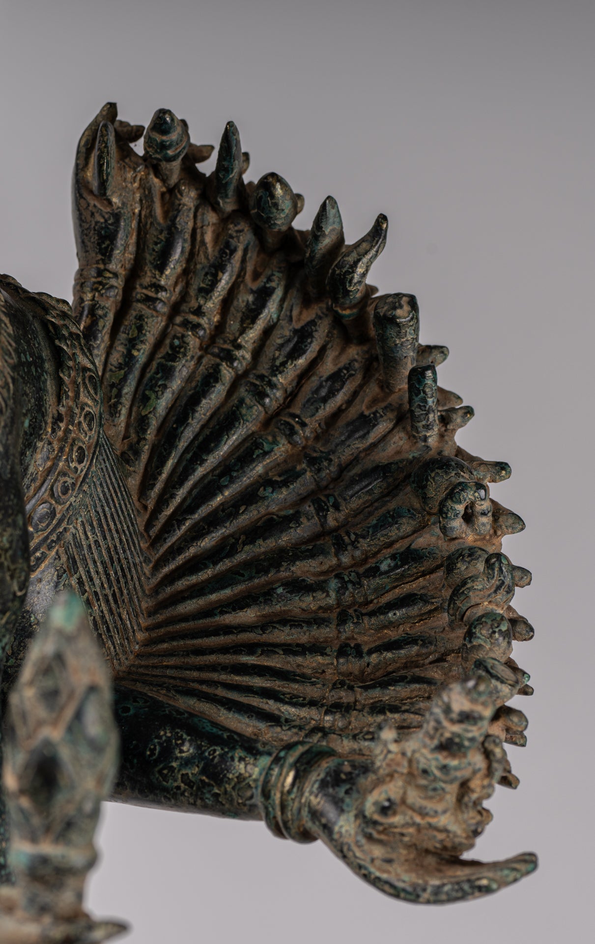 Estatua de la deidad - Bayón de estilo jemer antiguo Prajnaparamita Statue / Goddess - 79cm / 32 "