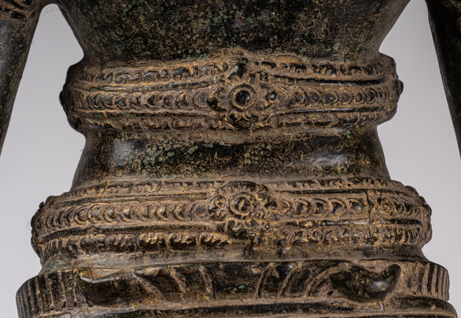 Brahma Statue - Antique Khmer Style Koh Ker Ker Bronze Brahma - Création de Dieu hindou - 94cm / 38 "