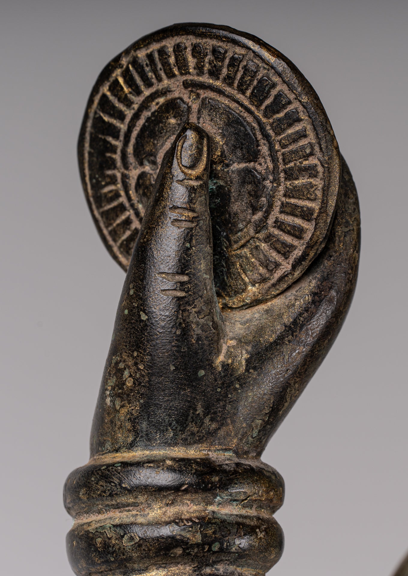 Brahma Statue - Antique Khmer Style Koh Ker Ker Bronze Brahma - Création de Dieu hindou - 94cm / 38 "