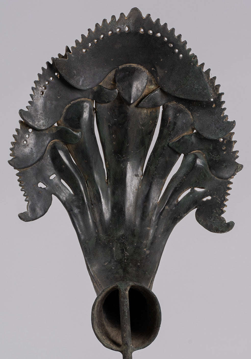 Naga Statue - Antique Khmer Style Bronze Protective Naga, Snake or Serpent Statue - 57cm/23"