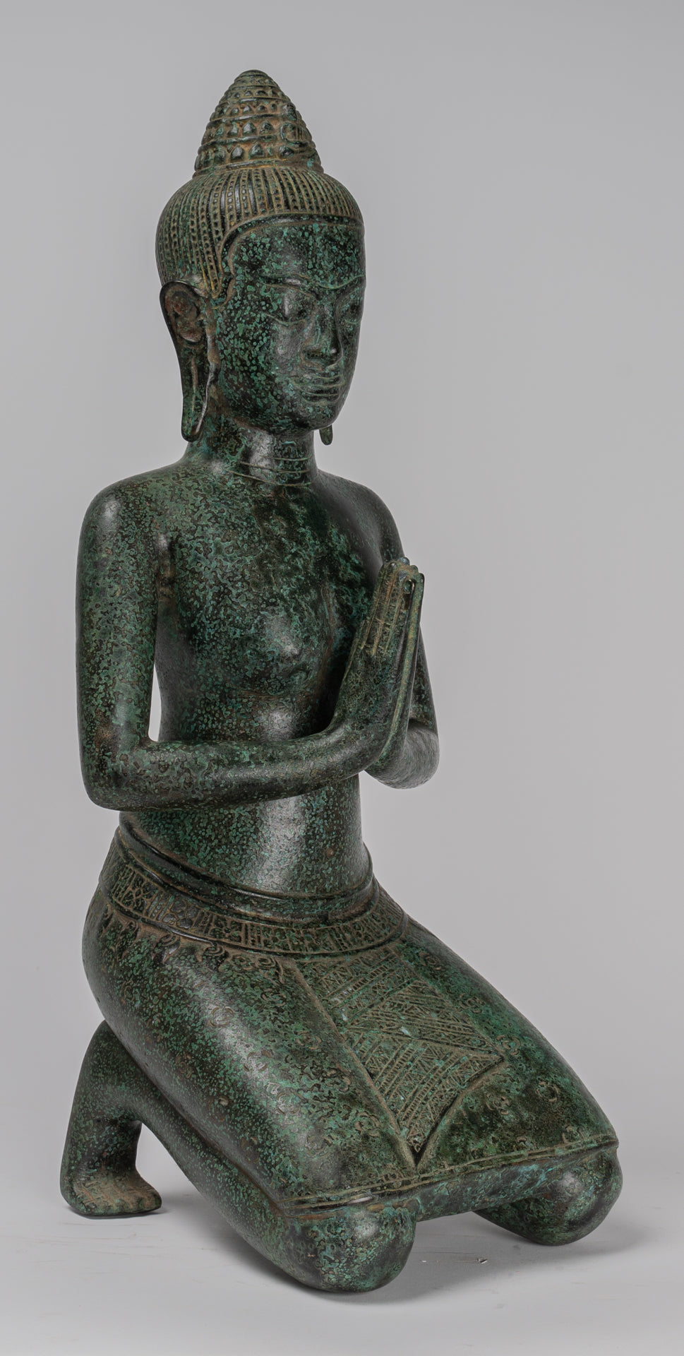Estatua de la deidad - Estatua / Diosa de estilo jemer de estilo jemer.