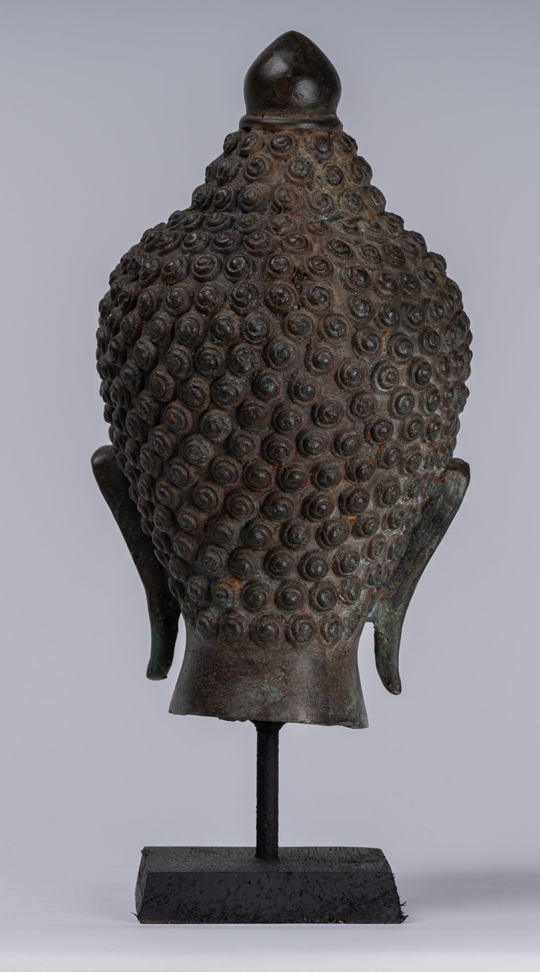 Testa di Buddha - Antique Thai Style THIANG SAEN MONTATO BUDDHA TESTA - 33 cm/13 "