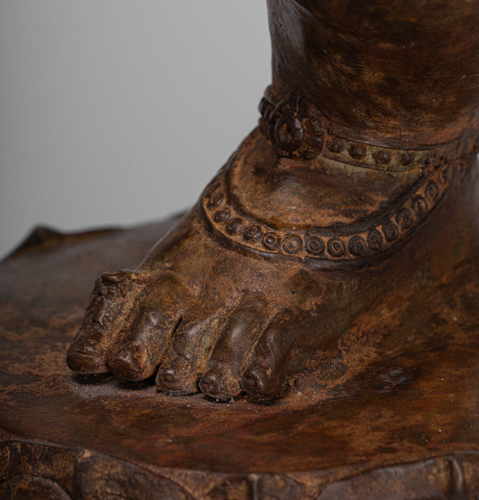 Large Ganesha Statue - Antique Thai Style Bronze Dancing Ganesh Statue - 85cm/34"