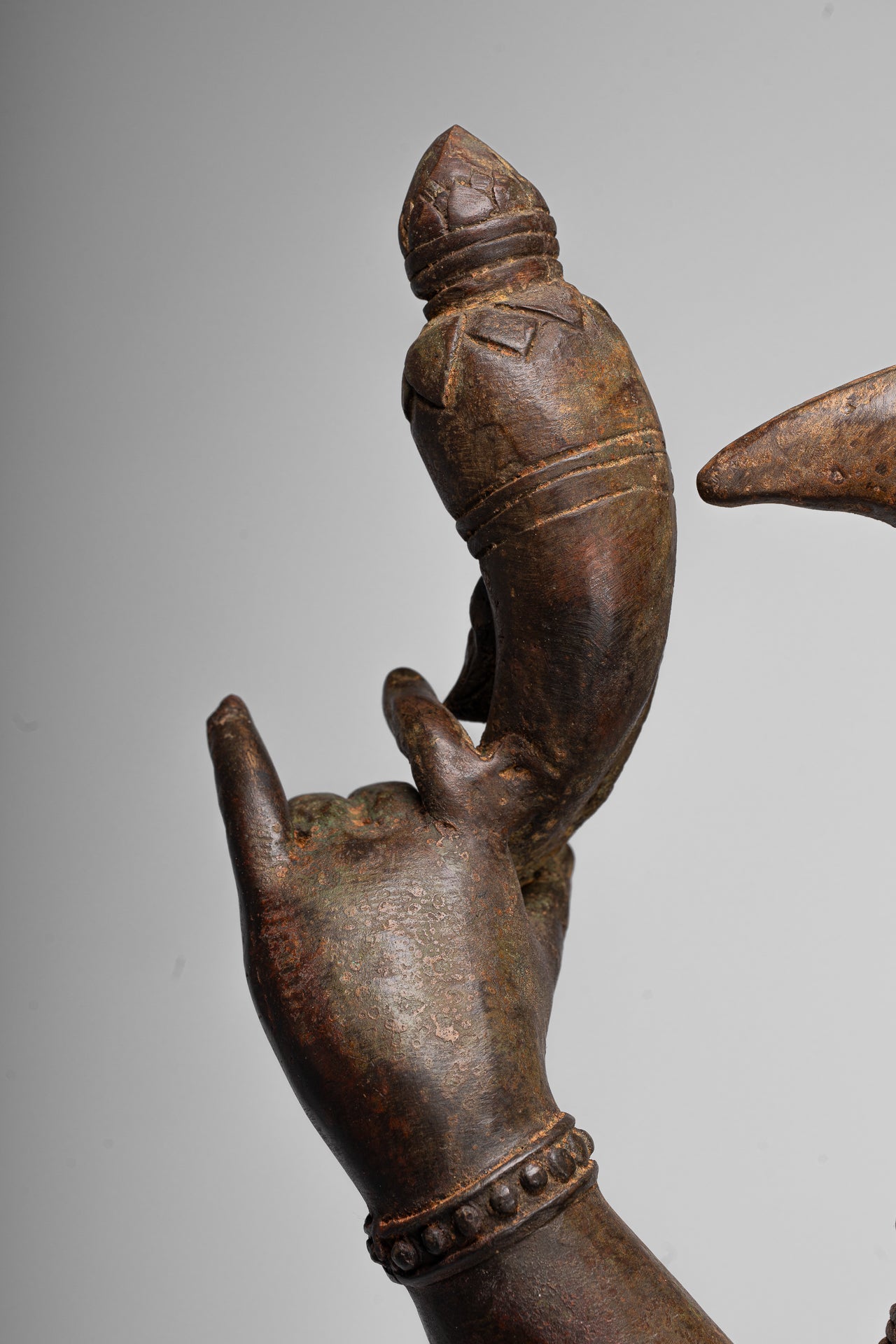 Large Ganesha Statue - Antique Thai Style Bronze Dancing Ganesh Statue - 105cm/42"