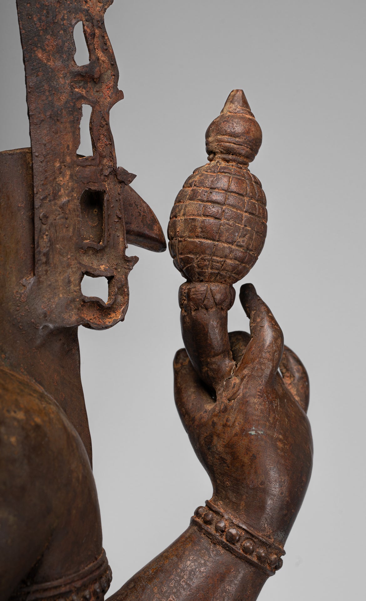 Large Ganesha Statue - Antique Thai Style Bronze Dancing Ganesh Statue - 105cm/42"