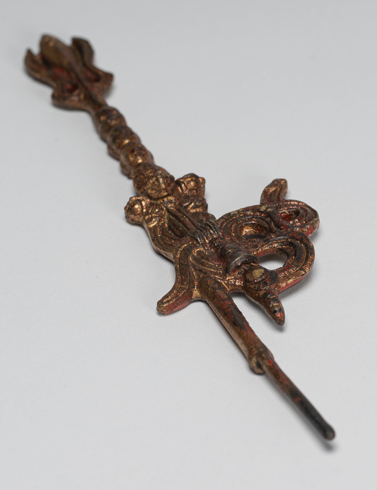 Padmasambhava Statue - Antique Tibetan Style Bronze Seated Padmasambhava Second Buddha Statue - 21cm/8"