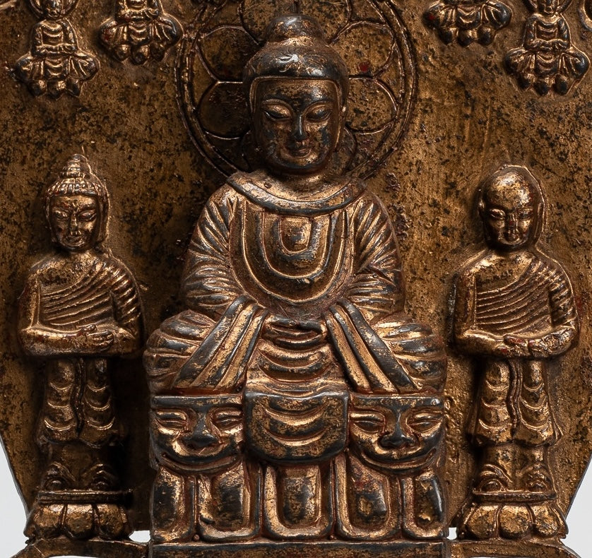 Japanese Buddha - Antique Japanese Style Meditation Amitabha Buddha Statue - 25cm/10"