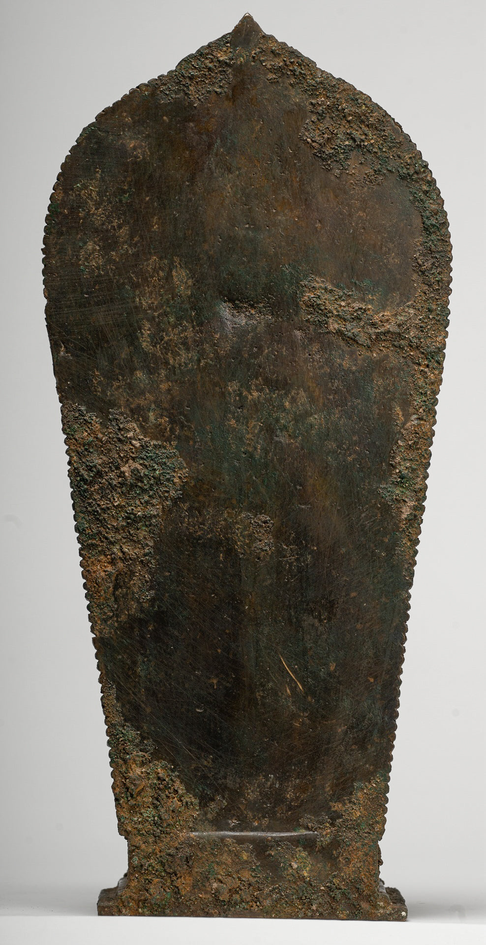 Shiva Statue - Antique Indonesian Style Bronze Javanese Standing 4-Arm Shiva Statue - 37cm/15"v