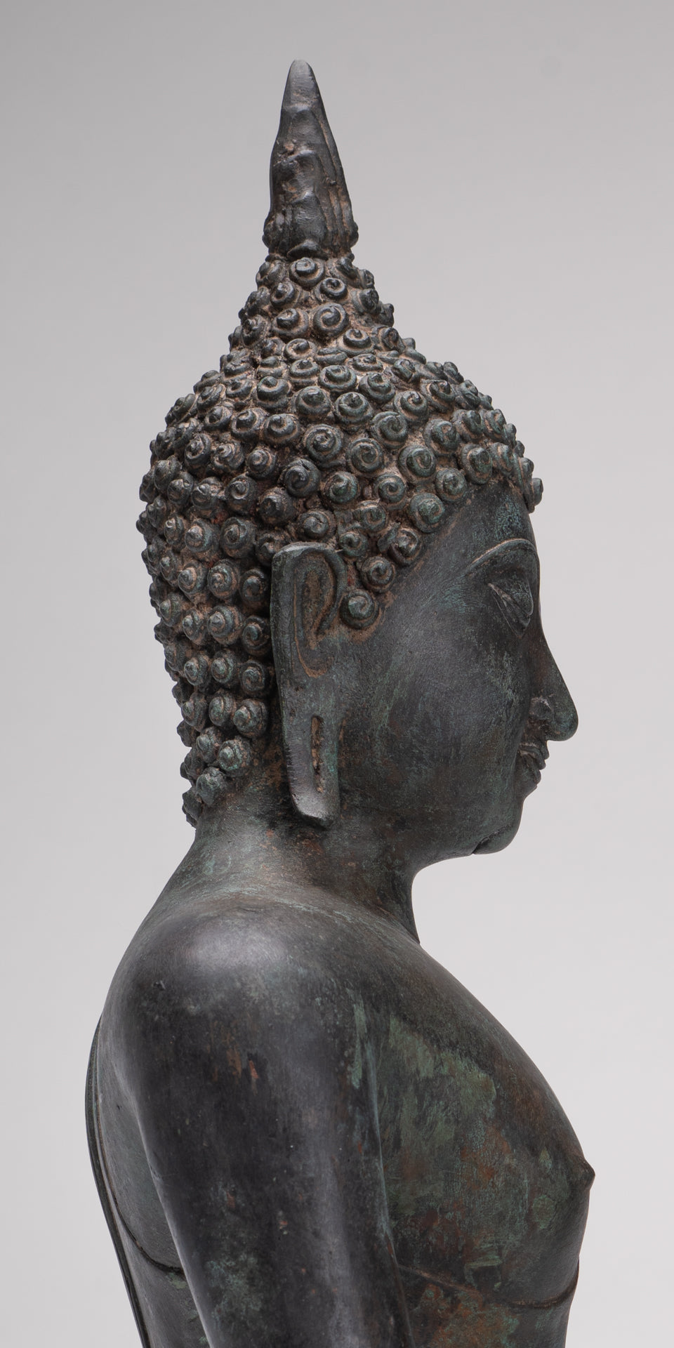 Buddha Statue - Antique Thai Style Sukhothai Enlightenment Buddha Statue - 54cm/22"