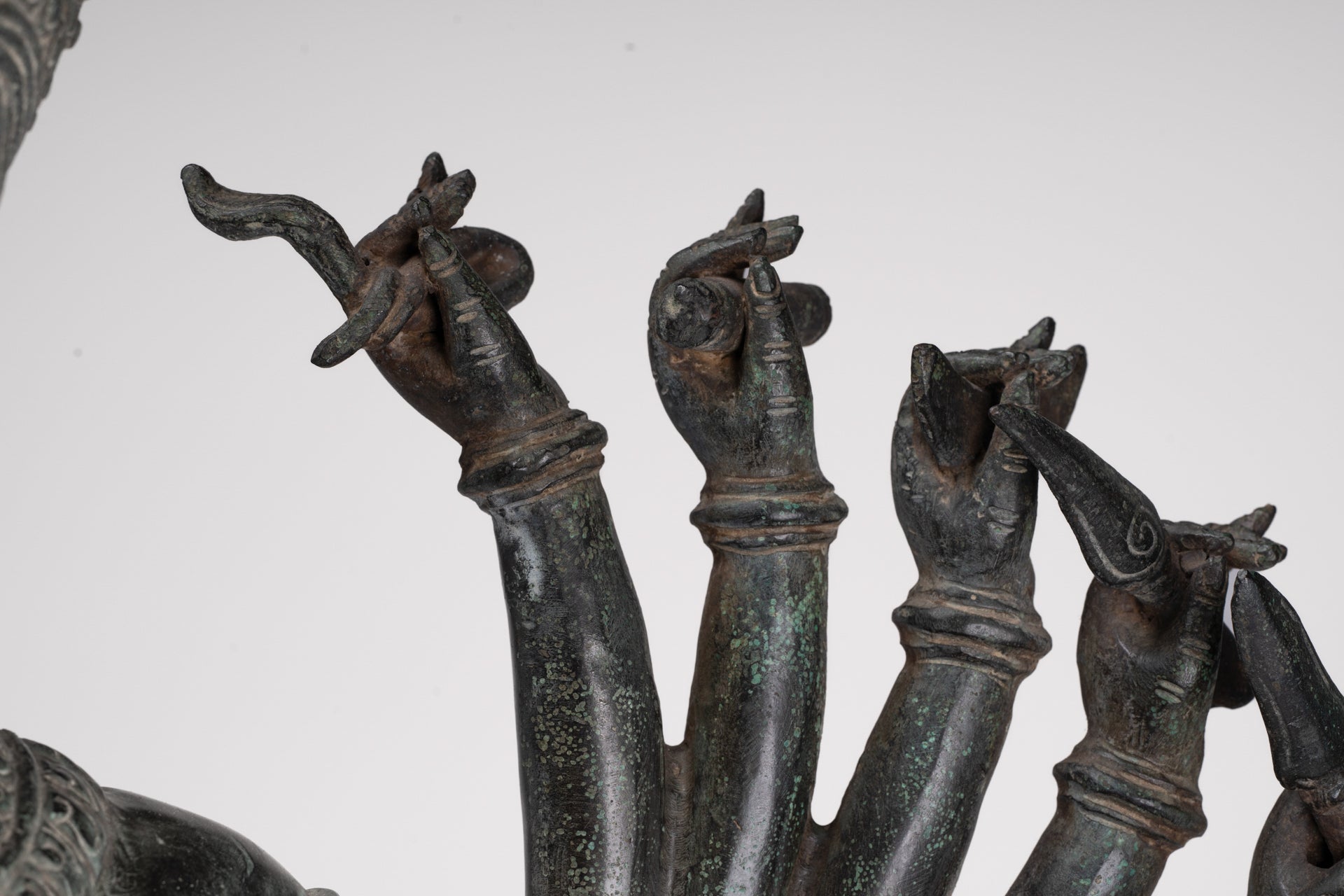 Deity Statue - Antique Khmer Style Bayon Prajnaparamita Statue / Goddess - 115cm/46"