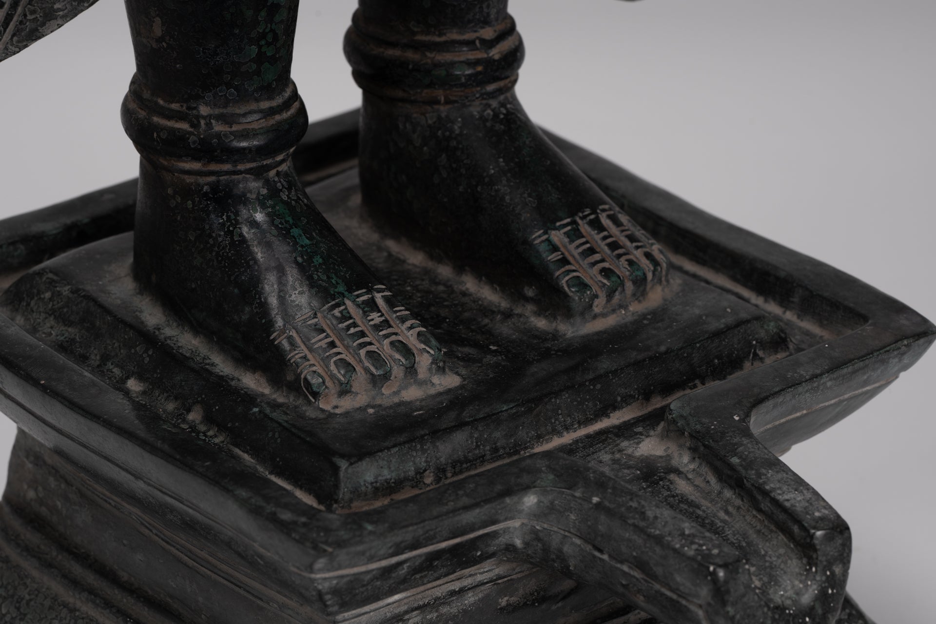 Deity Statue - Antique Khmer Style Angkor Wat Prajnaparamita Statue / Goddess - 110cm/44"