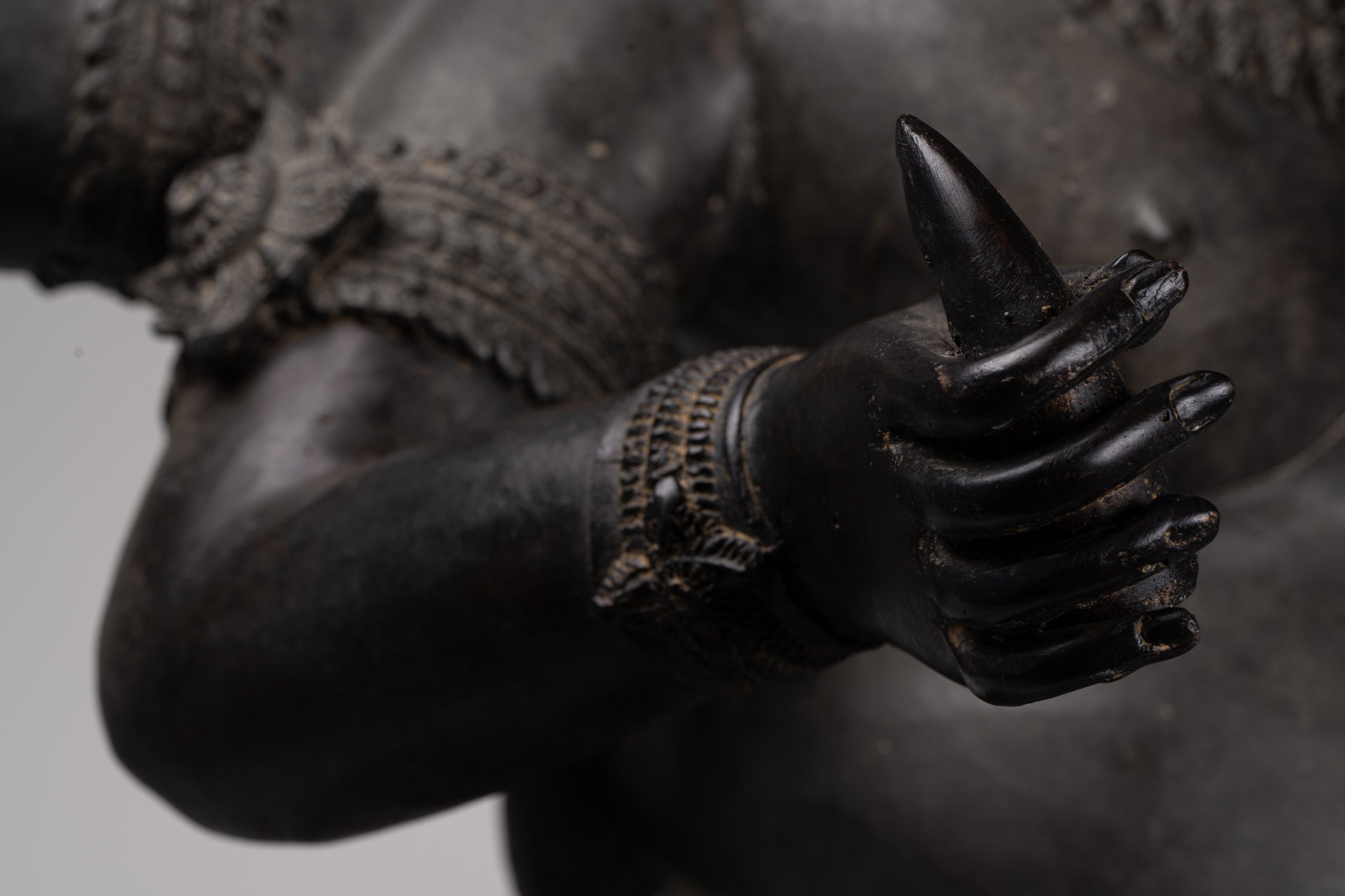 Large Ganesha Statue - Antique Thai Style Bronze Dancing Ganesh Statue - 120cm/48"