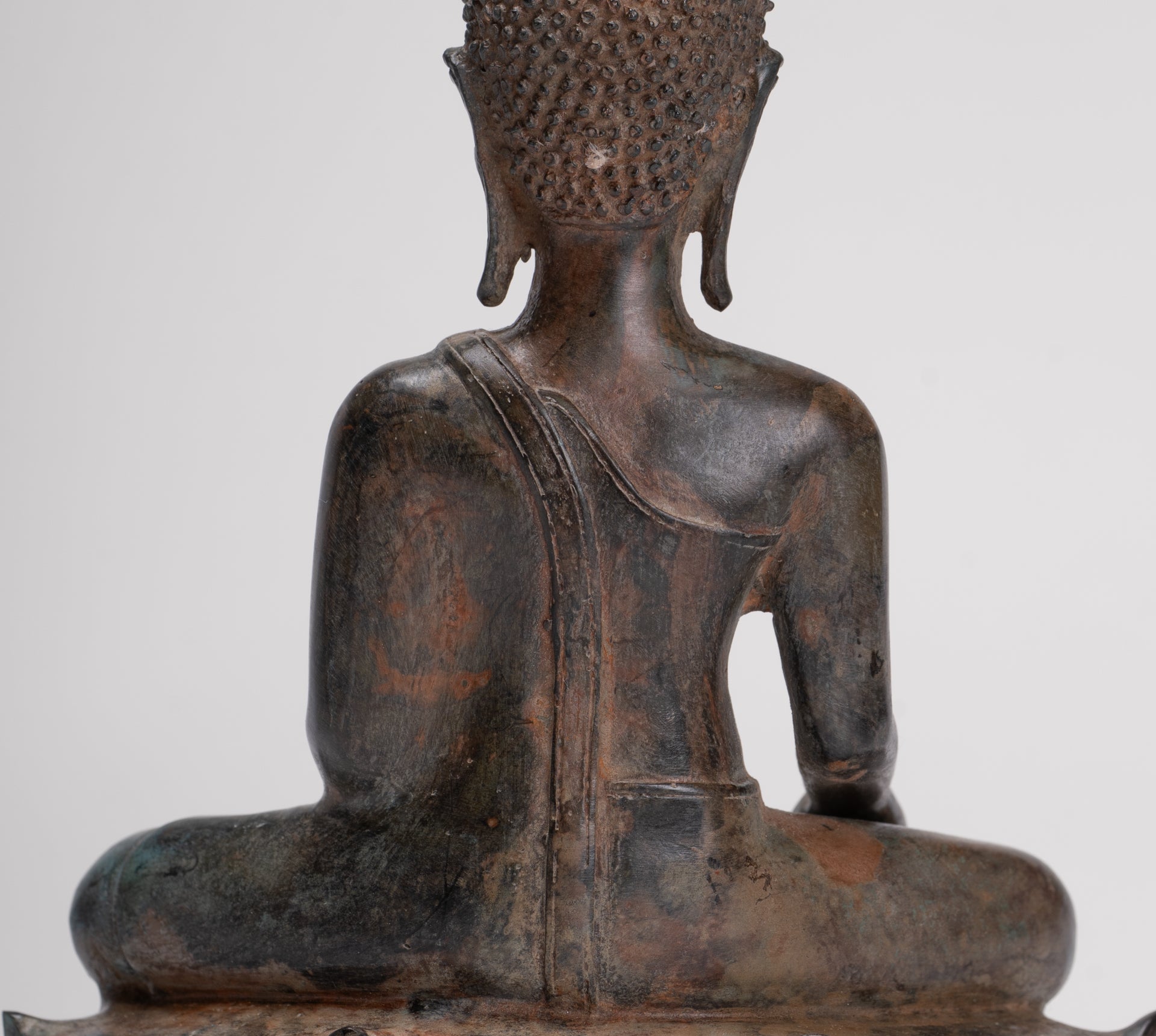 Buddha Statue - Antique Sukhothai Style Thai Enlightenment Buddha Statue - 24cm/10"
