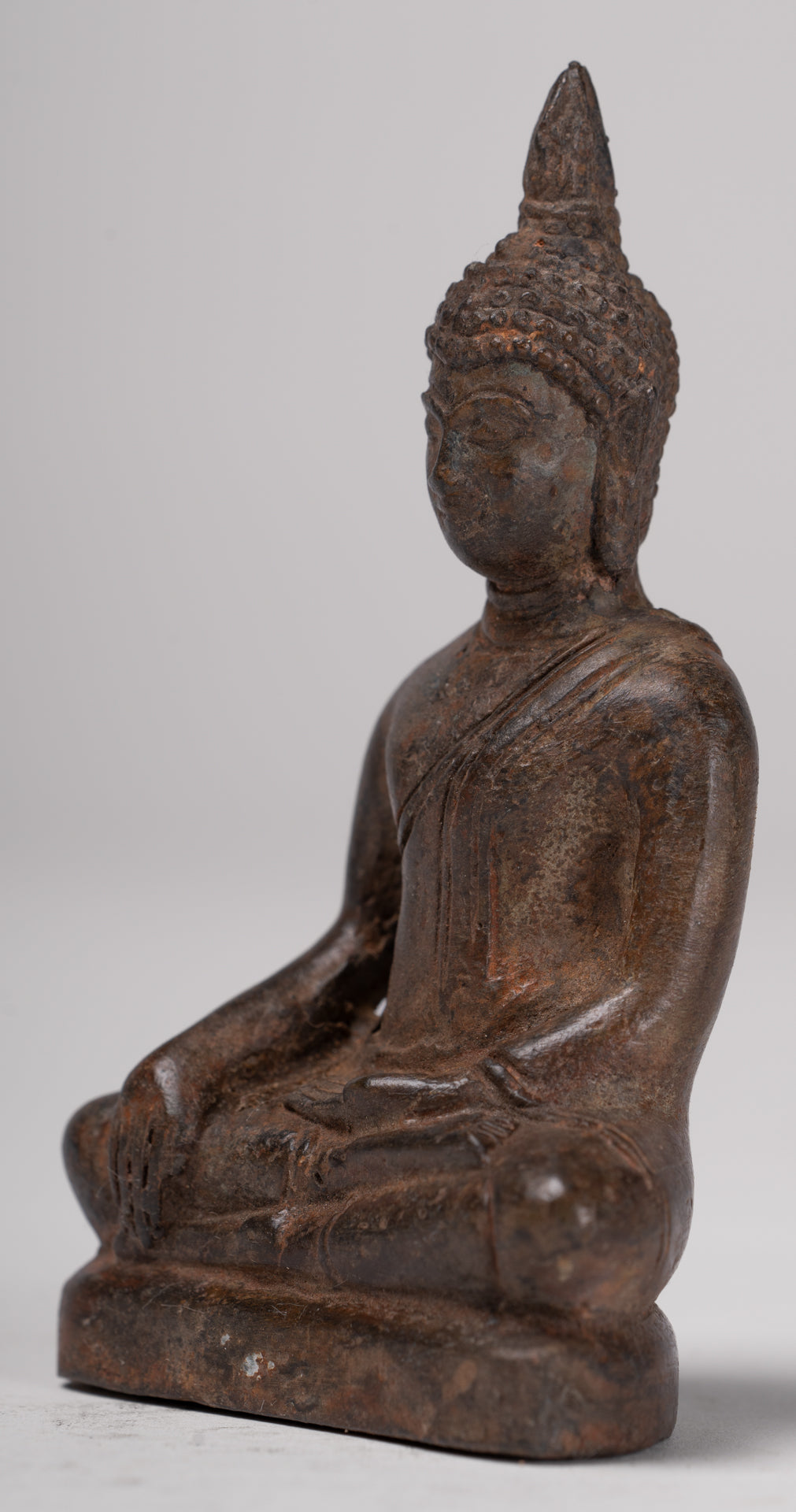 Buddha Statue - Antique Sukhothai Style Thai Enlightenment Buddha Statue - 10cm/4"